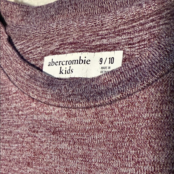 Abercrombie & Fitch Kids Heathered Purple Sweater - Picture 2 of 5
